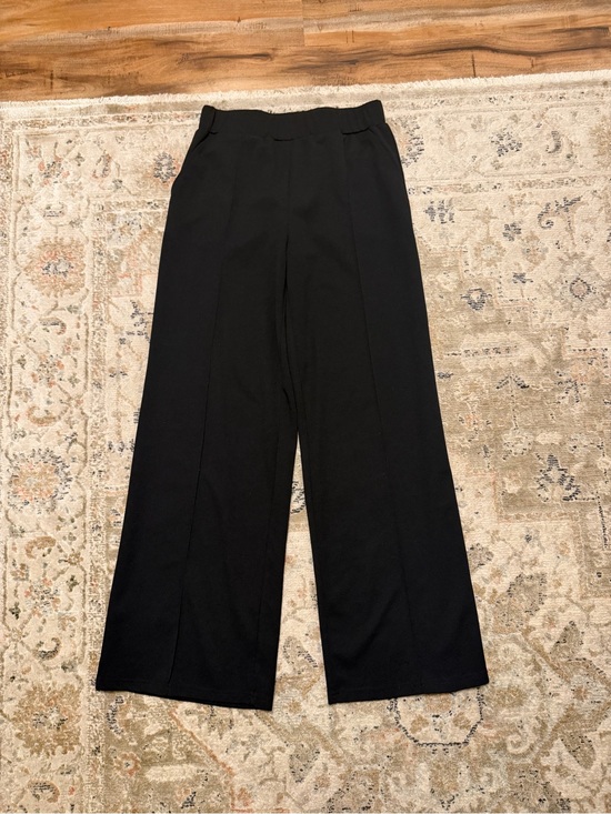 Crazy Train Pants - Crazy Train Black Wide-Leg Trousers